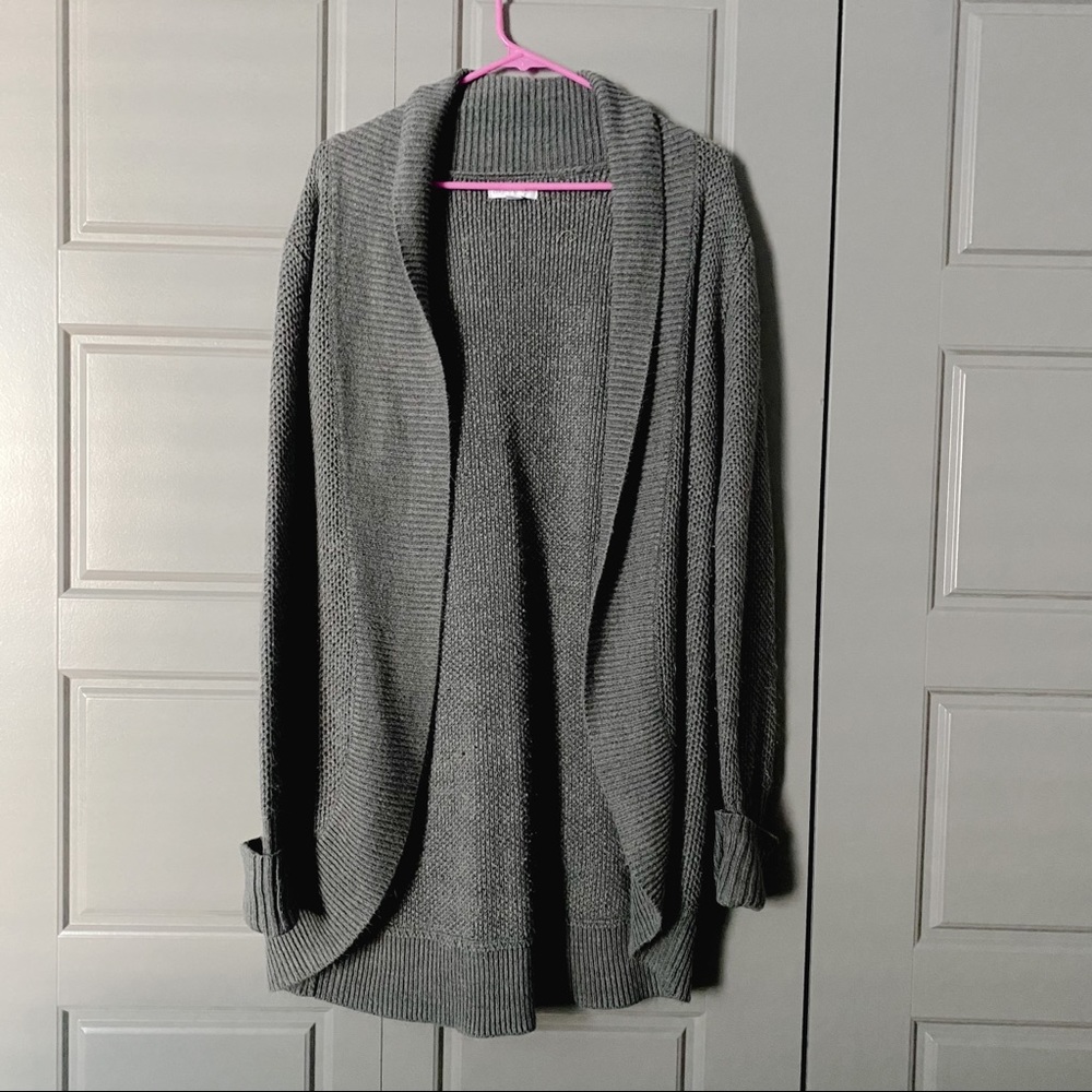 Cozy Charcoal Cardigan